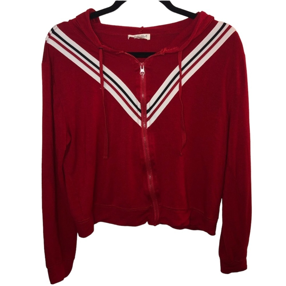 Juniors crop top hoodie